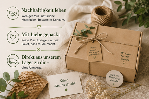 Nachhaltigkeit mit Liebe verpackt